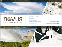 Tablet Screenshot of novusenv.com